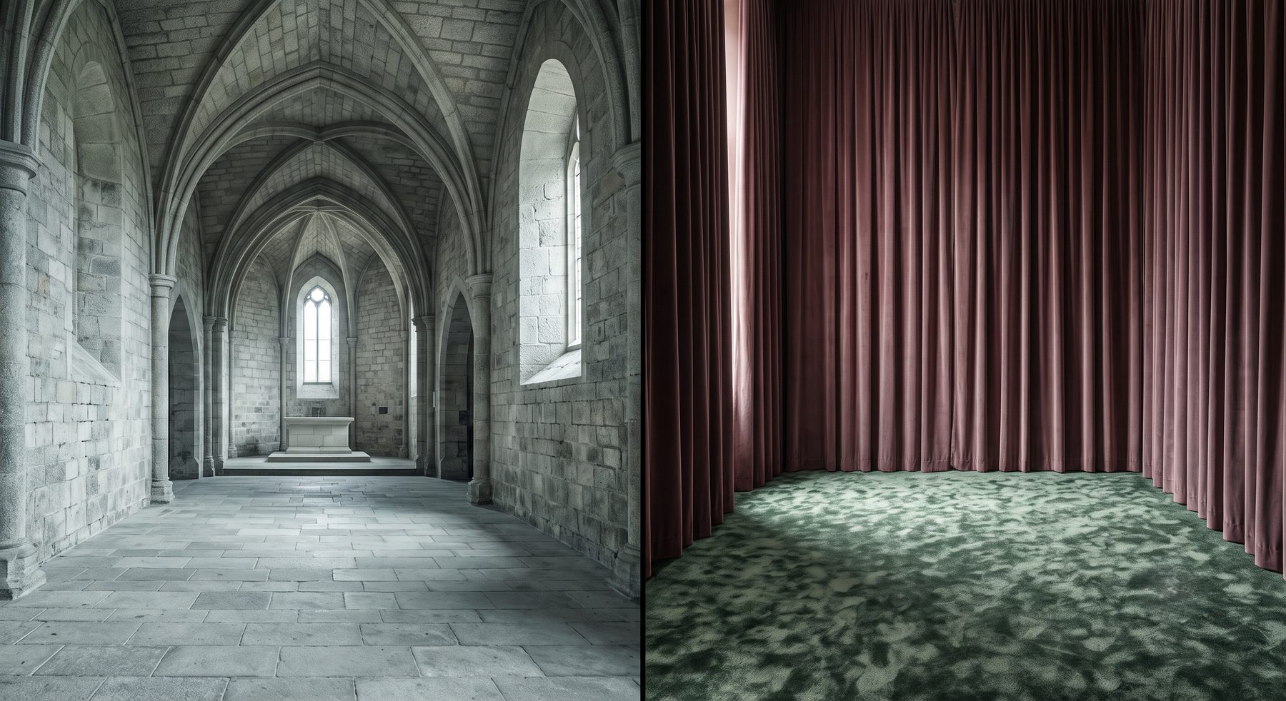 The same source, placed in each of these, is not the same experience. The room is not a setting applied afterwards.